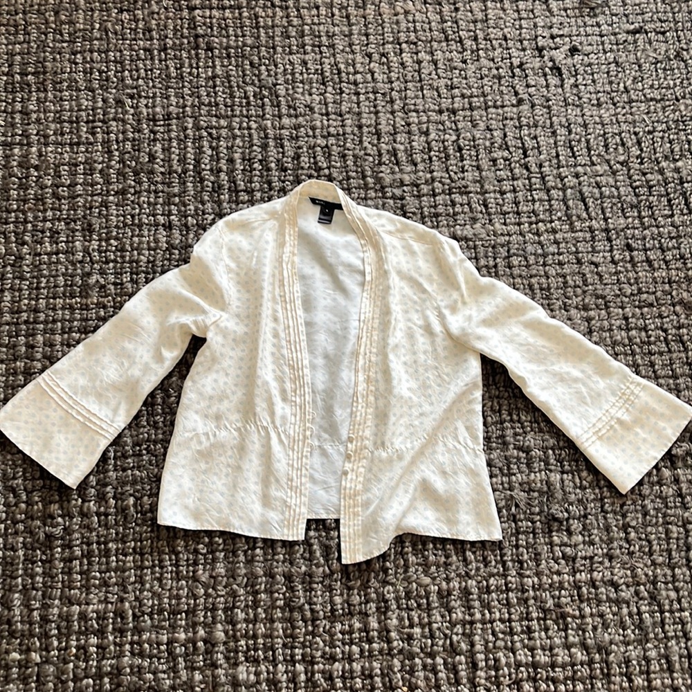 Beautiful 100% silk blouse/cover
